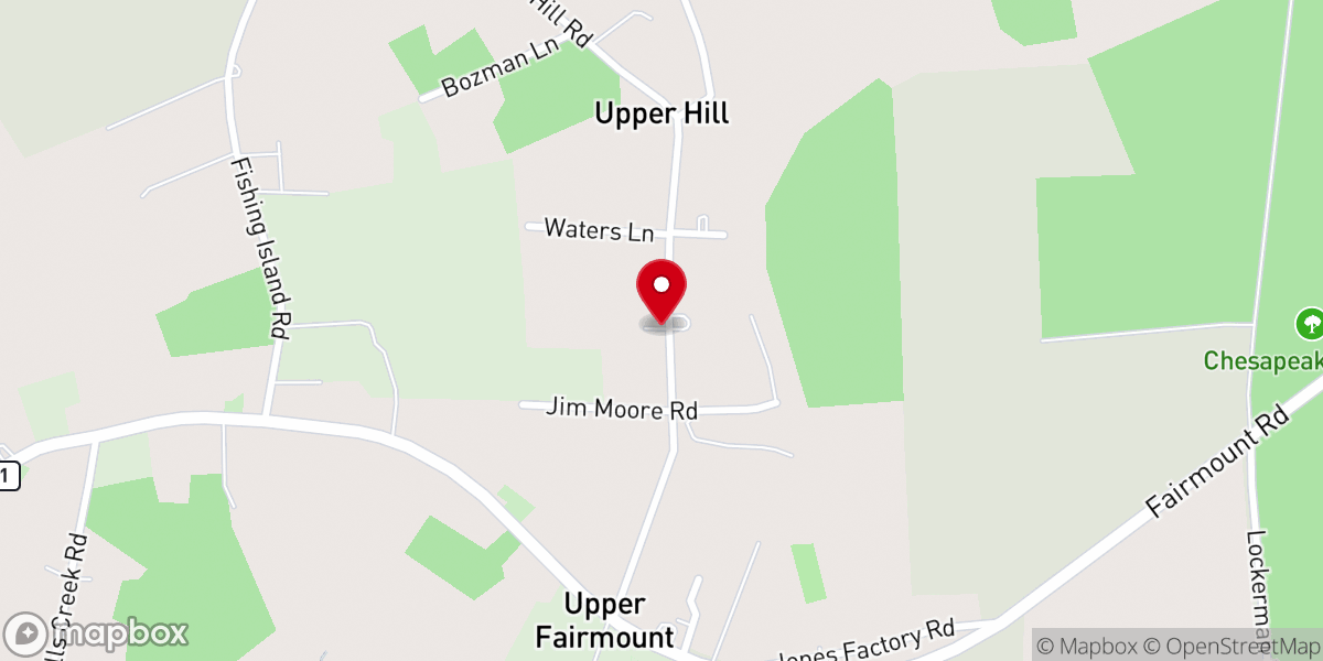 Map showing location of Saint Andrews Church