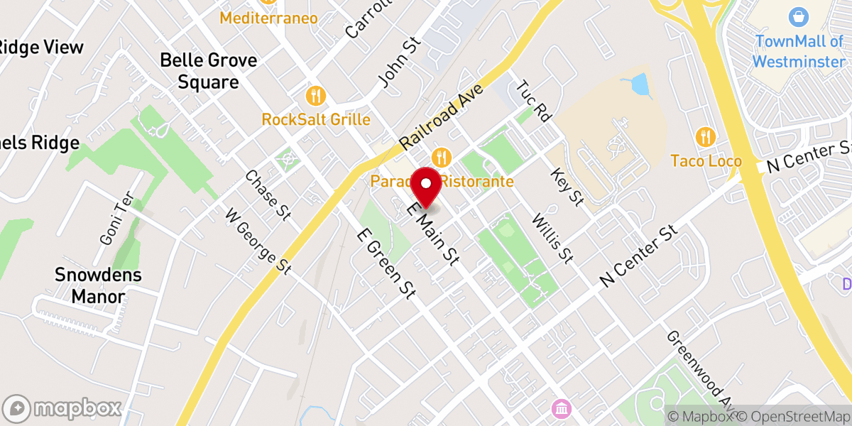 Map showing location of Church 3.0
