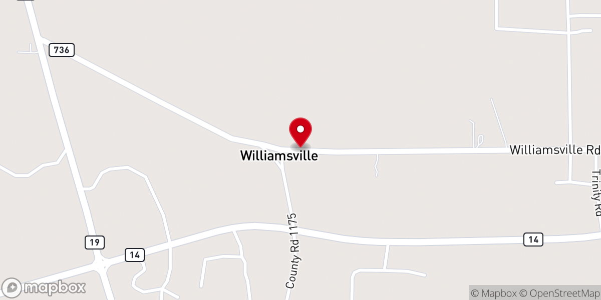 Map showing location of Barlow United Methodist Church