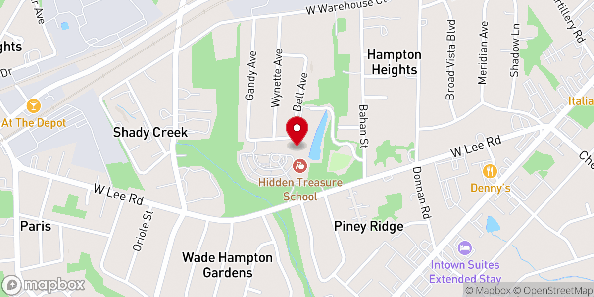 Map showing location of The Bridge