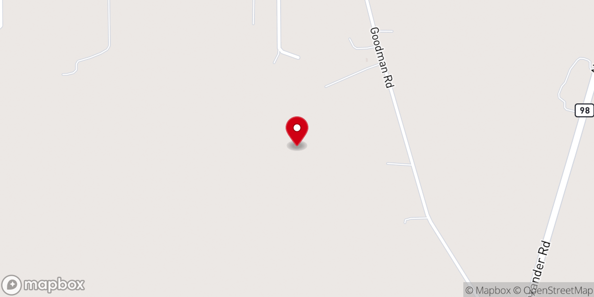 Map showing location of Church in Alexander
