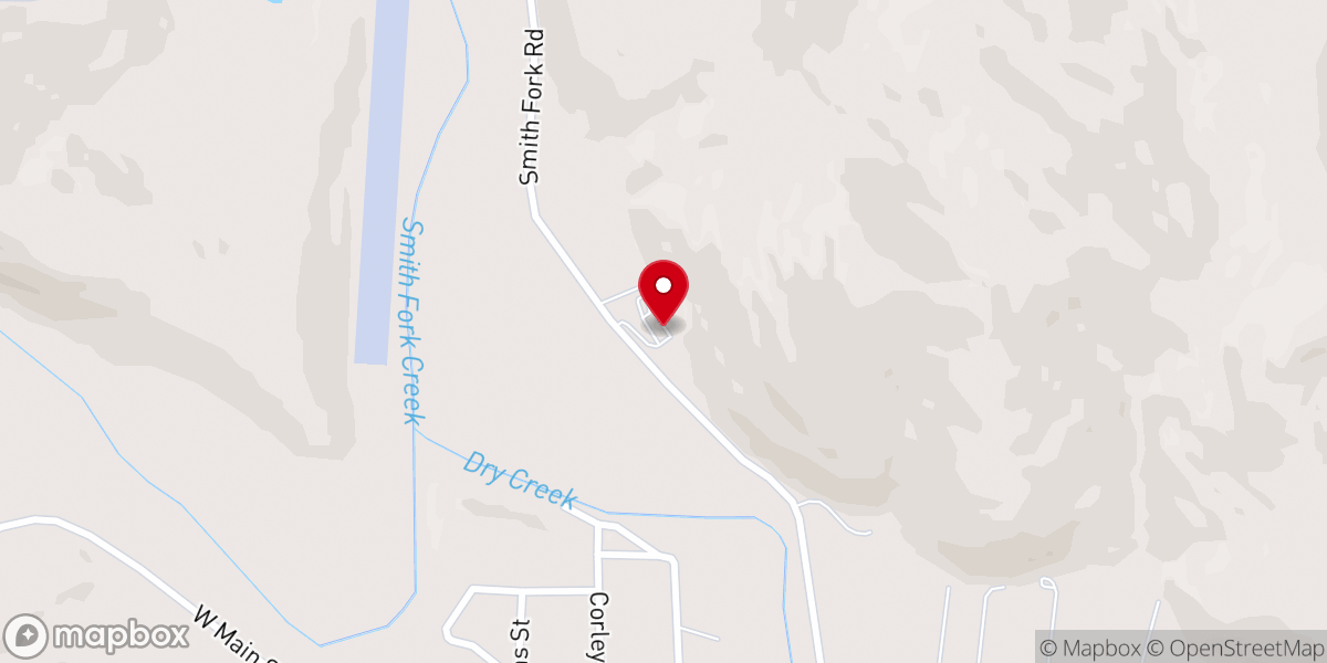 Map showing location of Faith Congregational Church