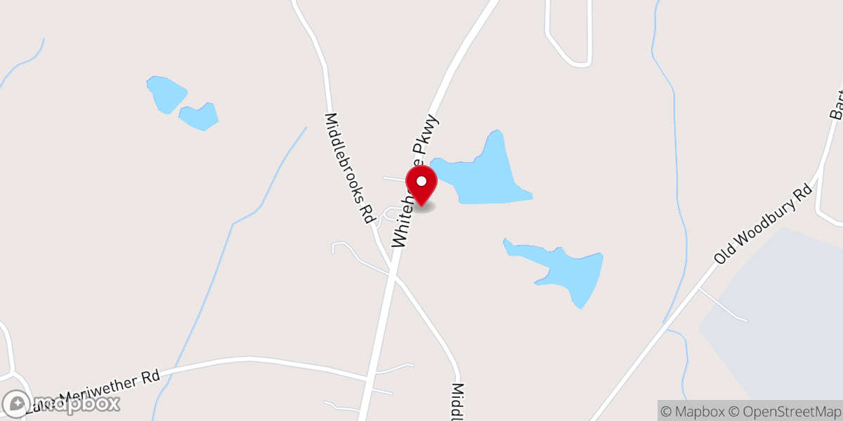 Map showing location of Faith Baptist Church