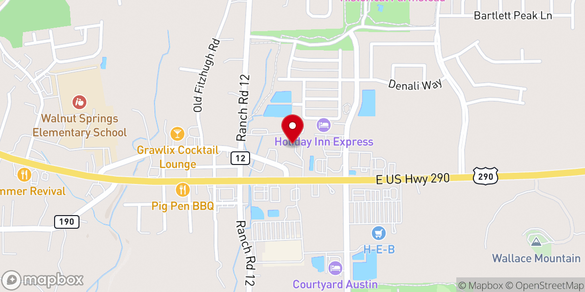 Map showing location of Hill Country Bible Church Dripping Springs