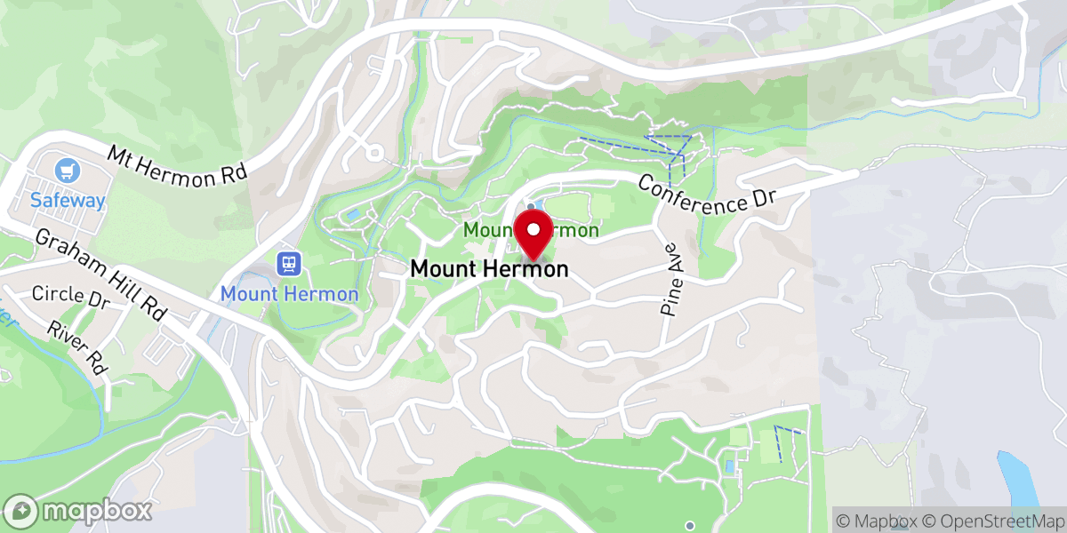 Map showing location of Fire by Night Ministries