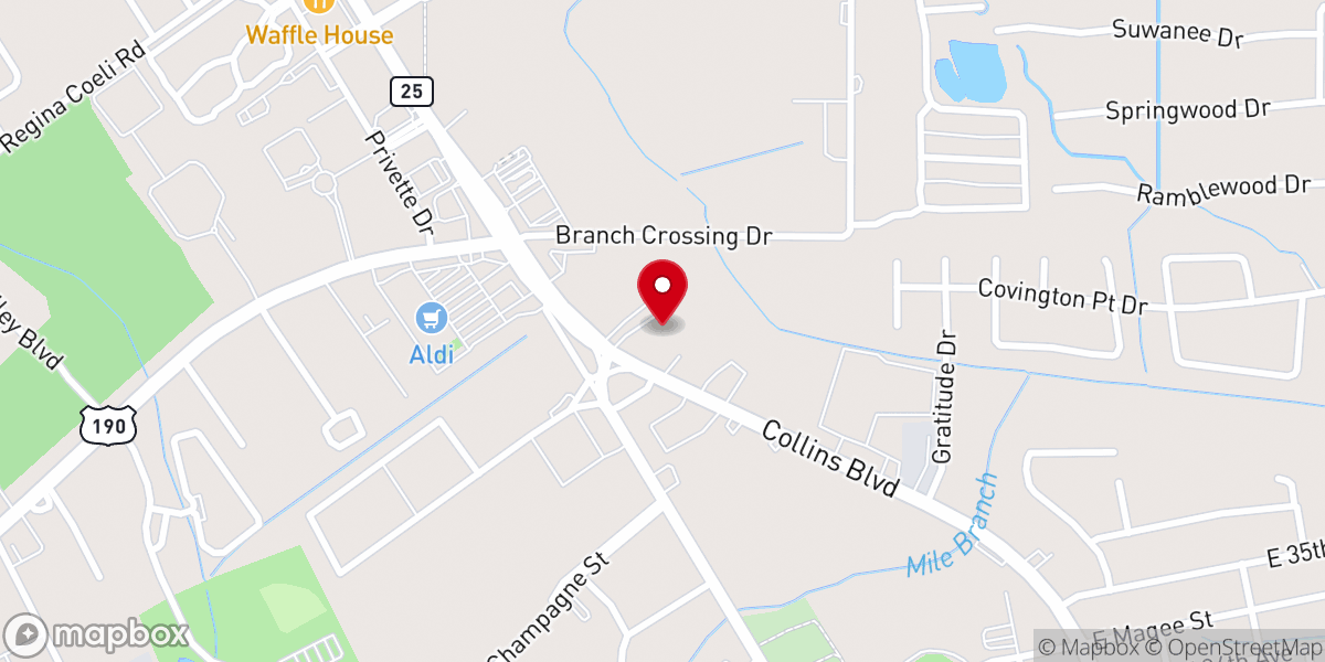 Map showing location of St Tammany Parish Sheriff's Office