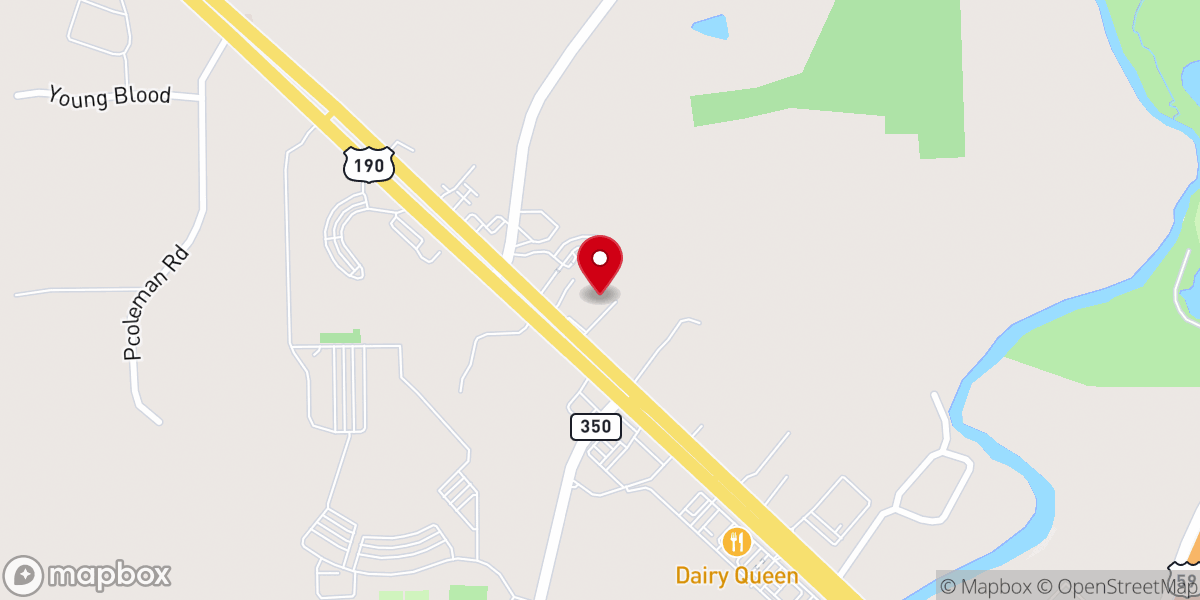 Map showing location of Northside Church of Christ