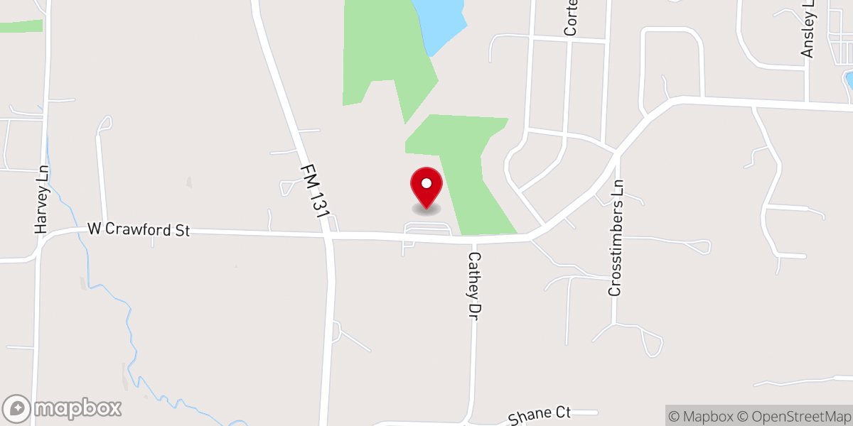 Map showing location of Faith Fellowship Baptist Church