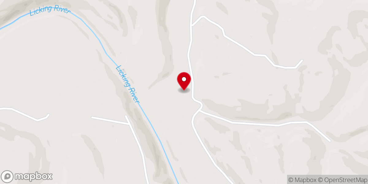 Map showing location of Abners Mill Fellowship Chapel
