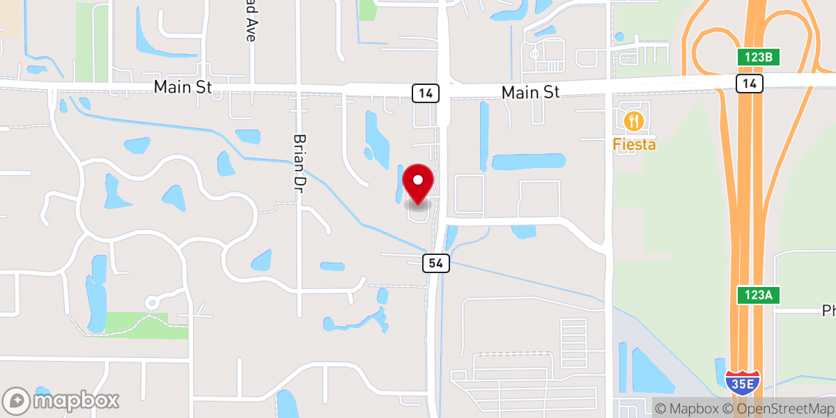 Map showing location of Eagle Brook Church Main Office