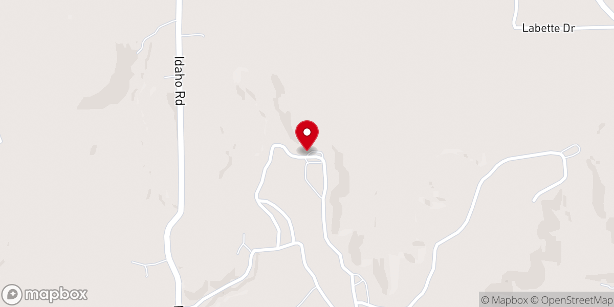 Map showing location of Camp Chippewa and Retreat Center