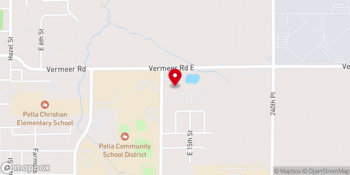 Map showing location of Third Church