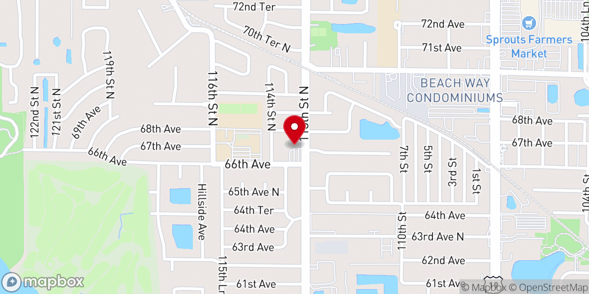 Map showing location of St Anne of Grace Episcopal Church