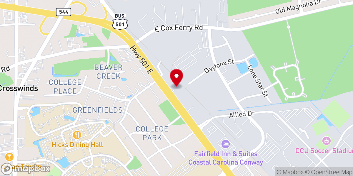 Map showing location of Travelers Chapel