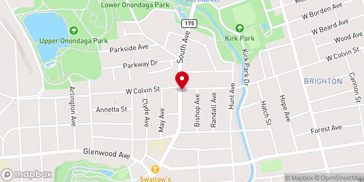 Map showing location of God's Temple of Faith Ministries