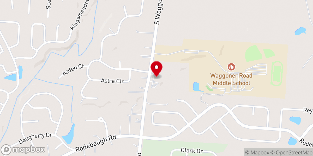 Map showing location of Saint Mary Macedonian Orthodox Church