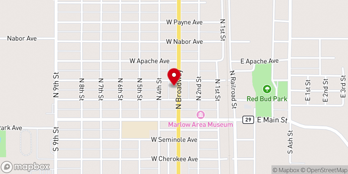 Map showing location of Connection Church Marlow