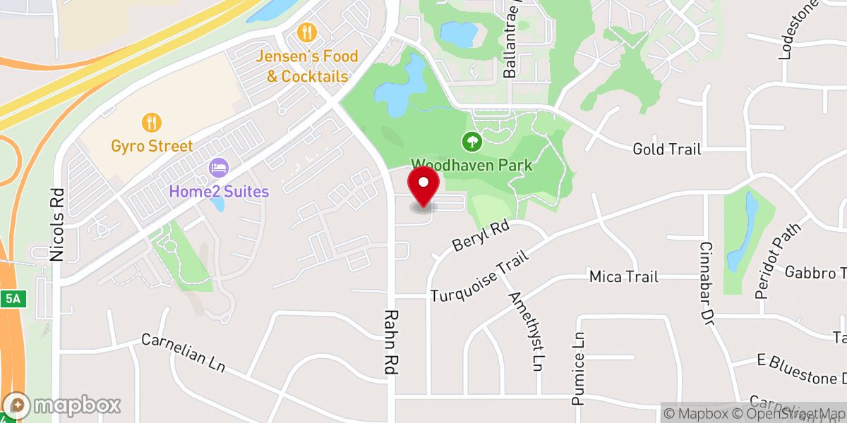 Map showing location of Mount Calvary Lutheran Church Eagan - ELCA