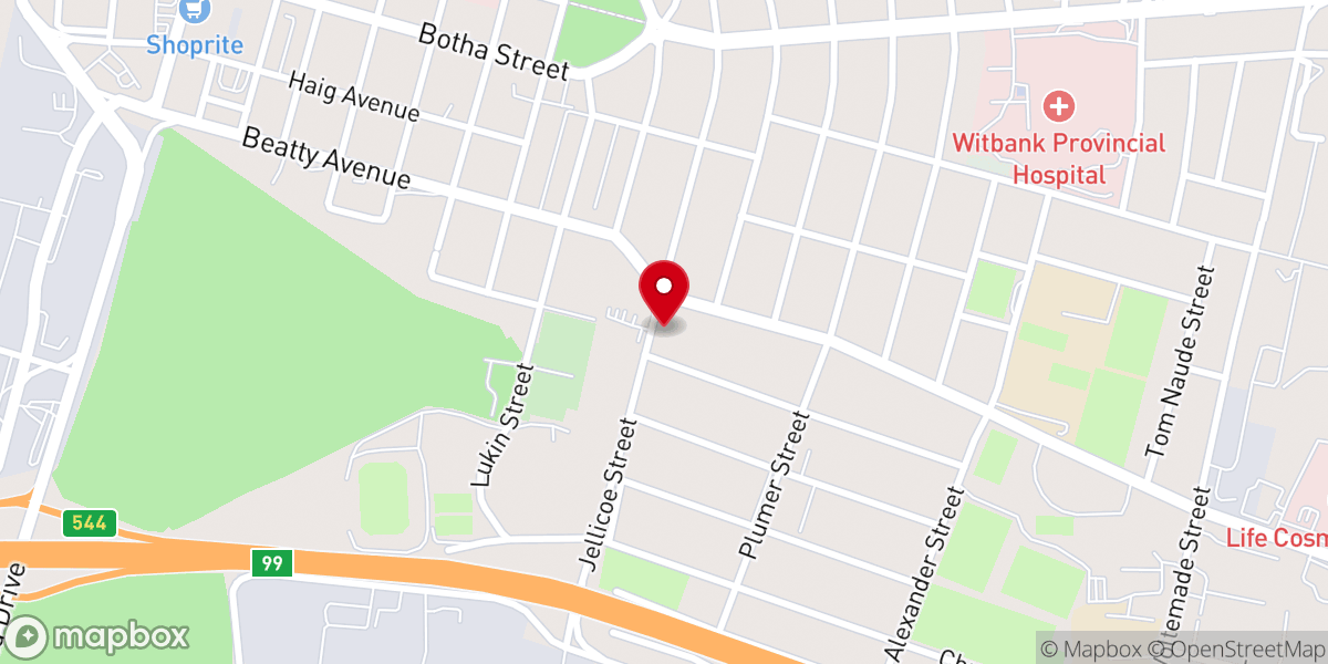 Map showing location of Lighthouse Tabernacle