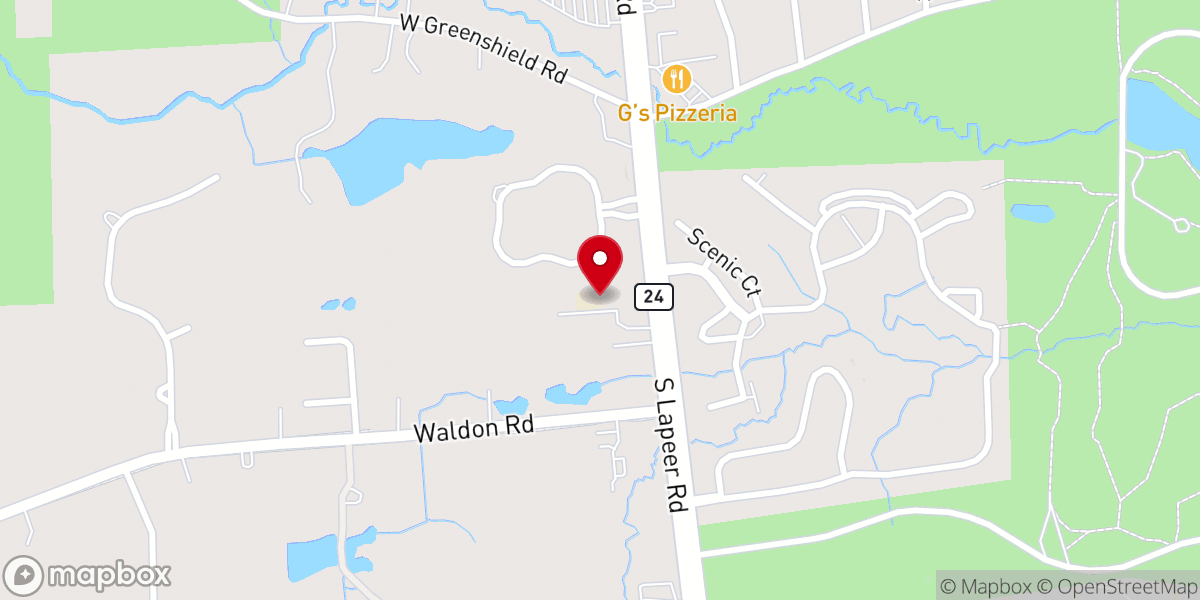 Map showing location of Divine Grace Lutheran Church and School