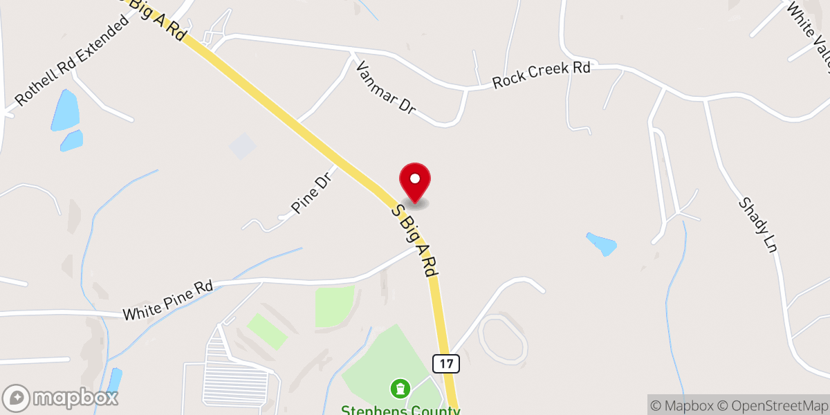 Map showing location of Christ Fellowship