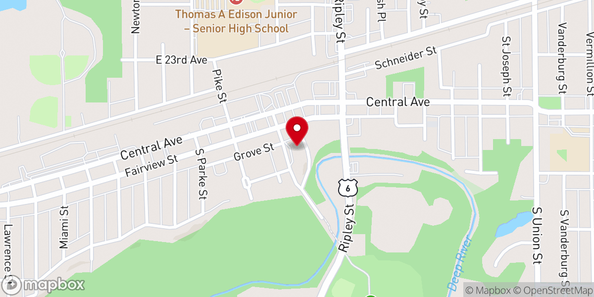 Map showing location of St Francis Xavier Church