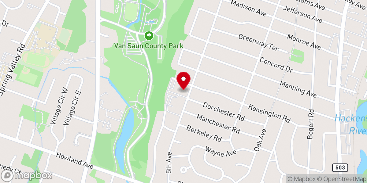 Map showing location of St. Peter the Apostle Roman Catholic Church