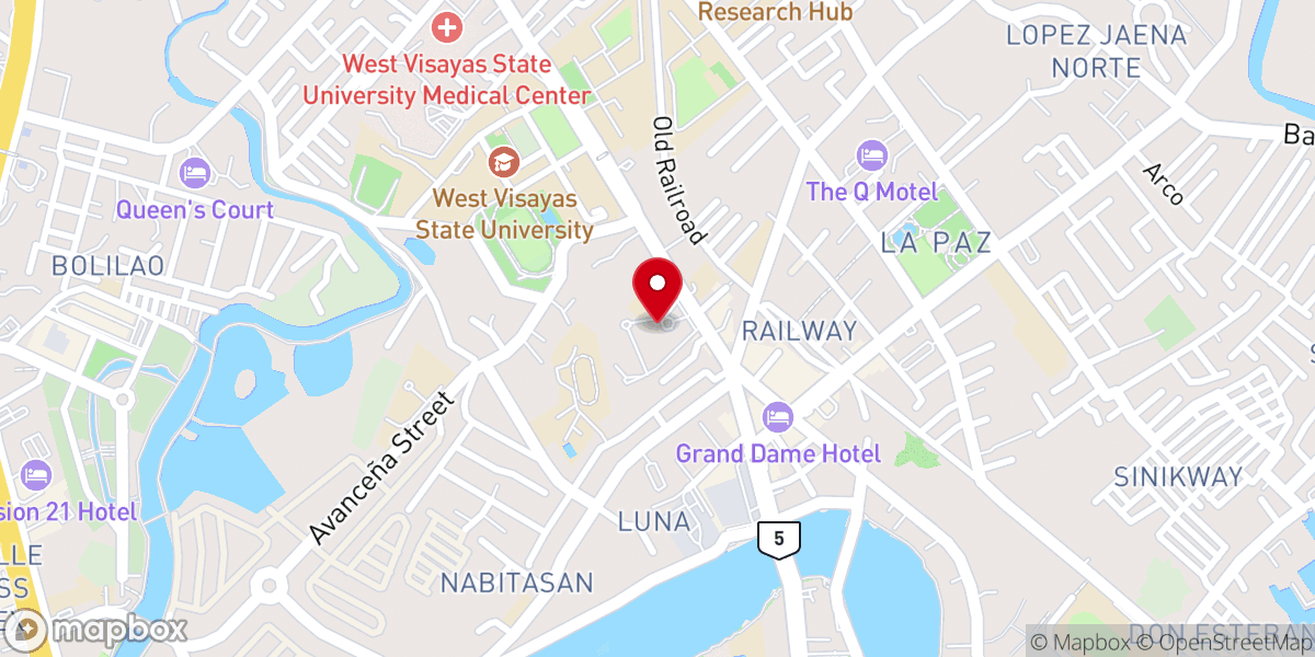 Map showing location of St. Clement's Church - Redemptorists Iloilo