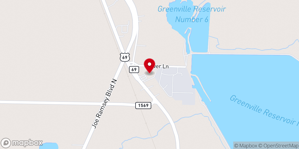 Map showing location of Salem-Kinser Church