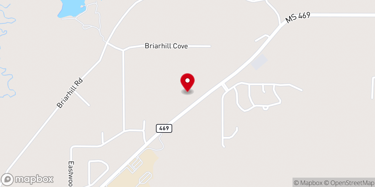 Map showing location of Bruce Family Ministries International