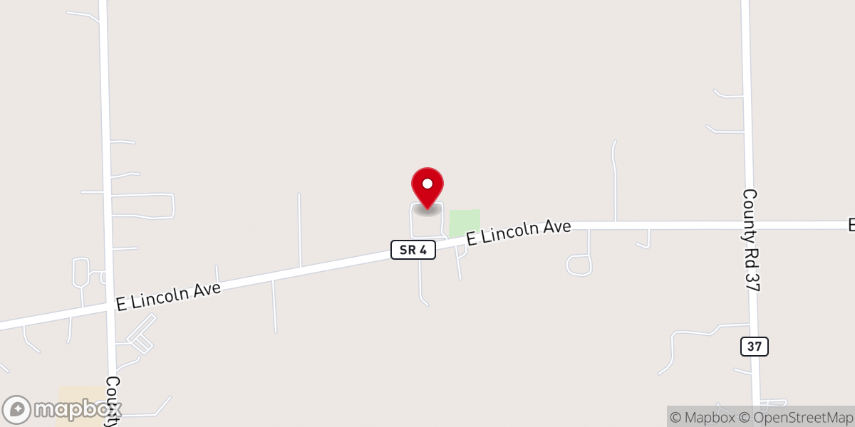 Map showing location of Fair Haven Mennonite Church