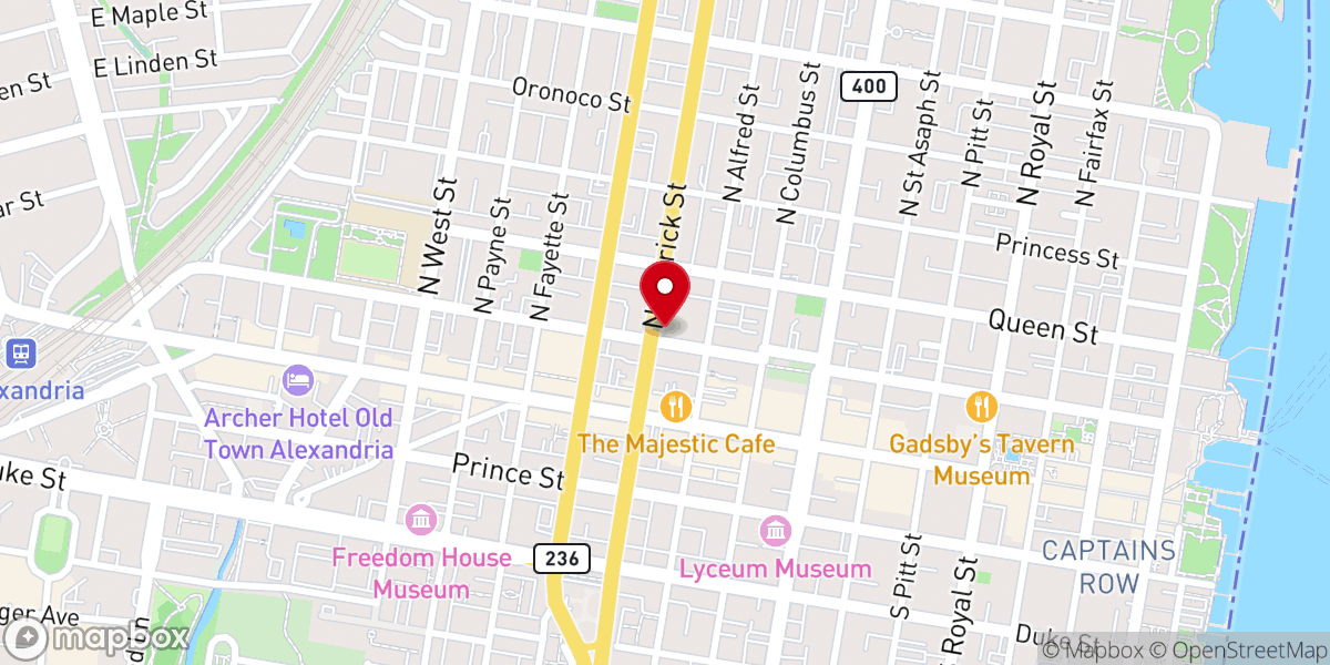 Map showing location of Christian Voice Church