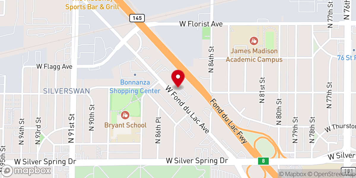Map showing location of Temple of Judah Church of God in Christ