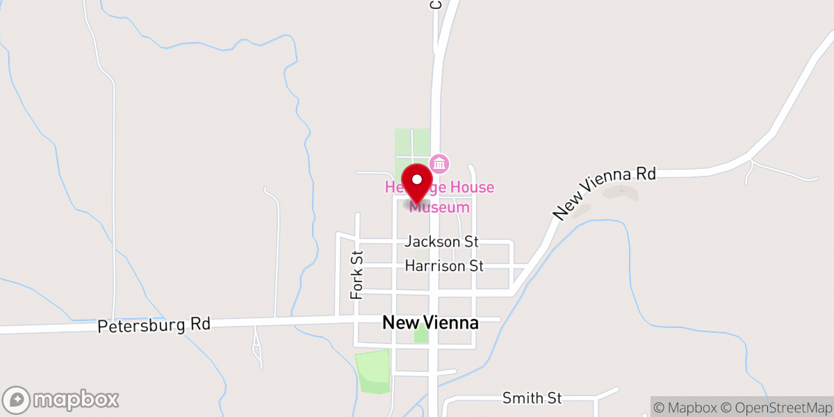 Map showing location of St. Boniface Catholic Church