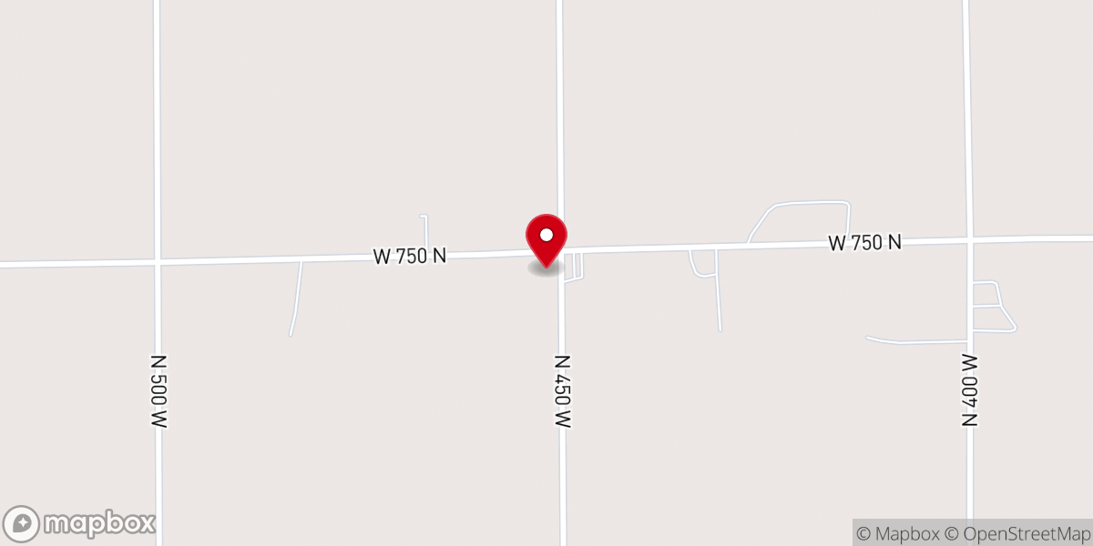 Map showing location of St Paul Lutheran Church - Preble