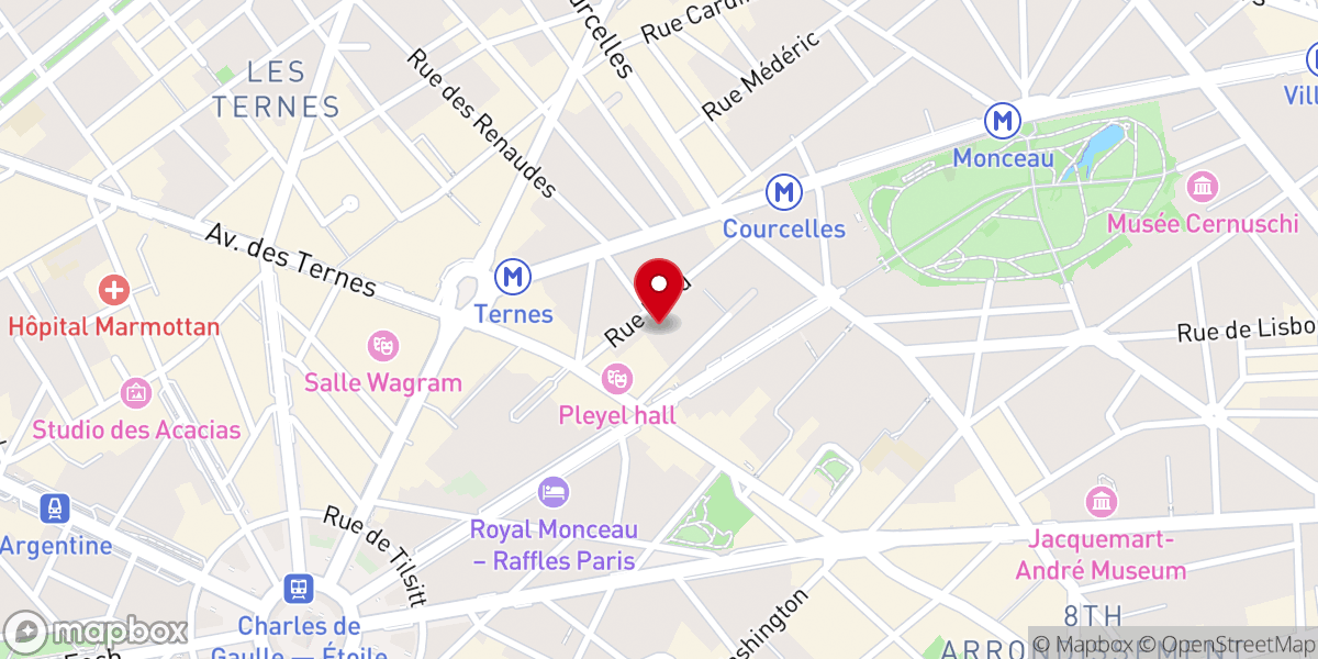 Map showing location of Cathédrale Saint-Alexandre-Nevsky