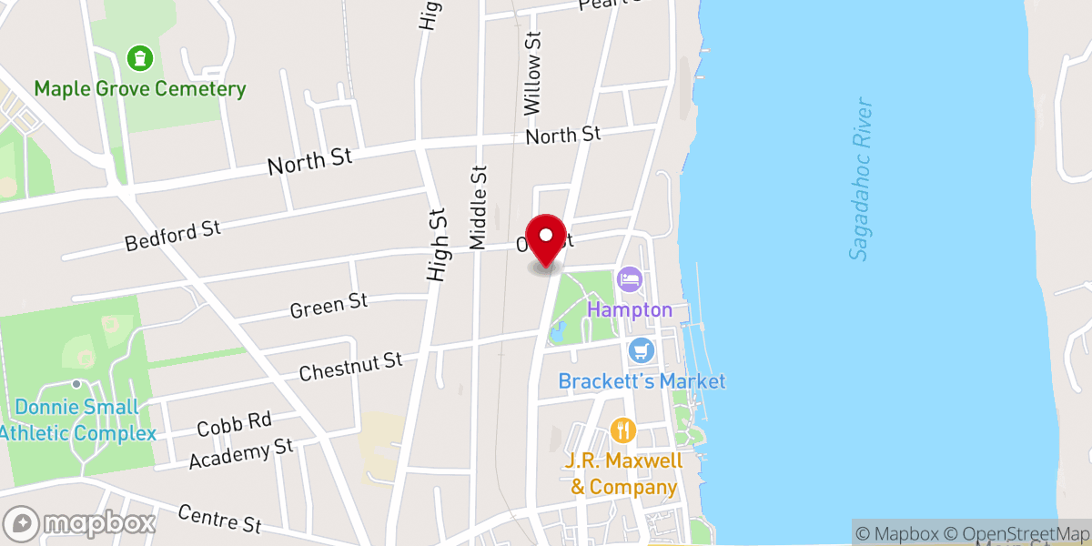 Map showing location of Minnie Brown Center