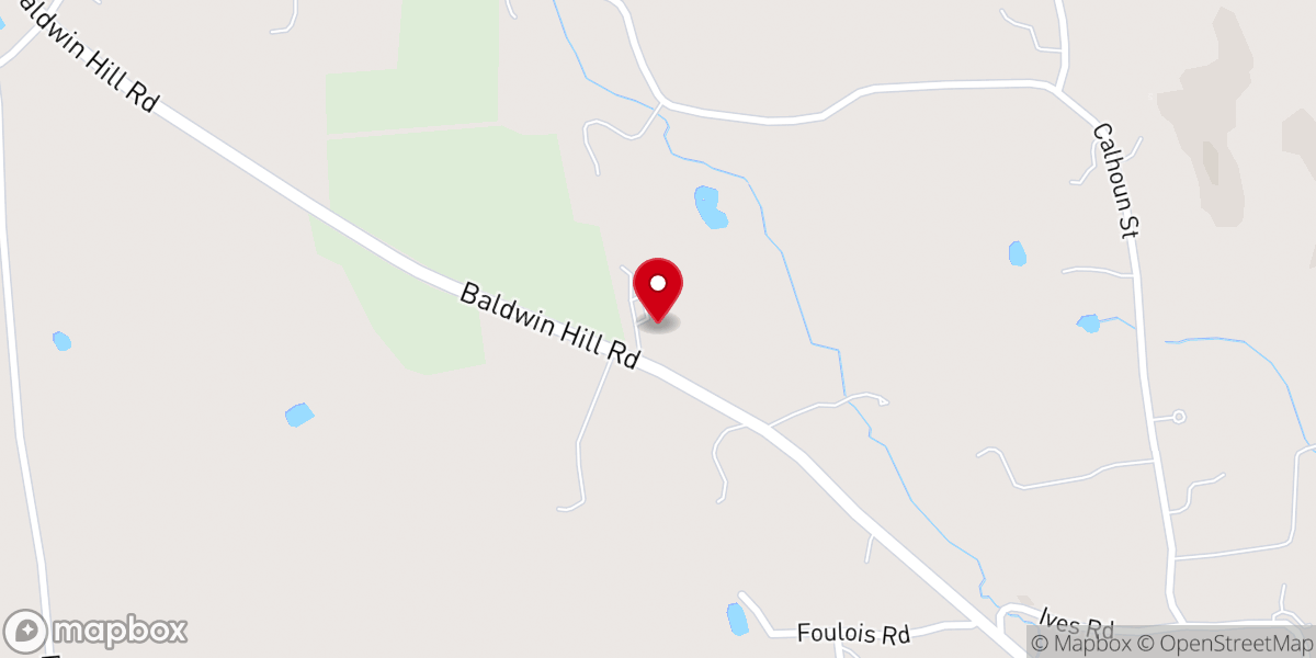 Map showing location of Salem Covenant Church