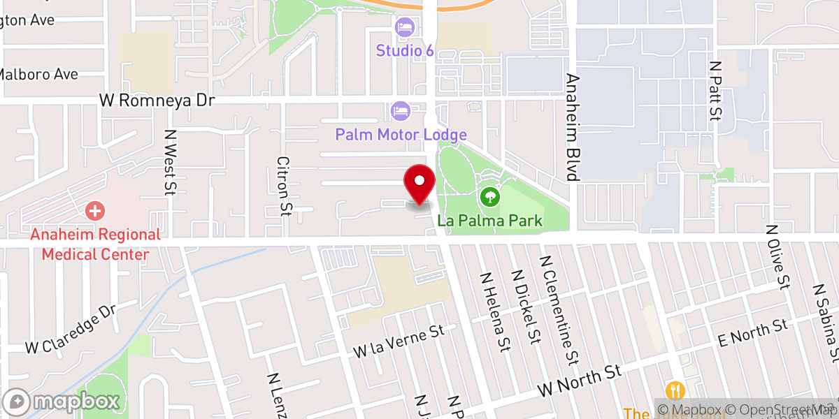 Map showing location of Calvary Chapel Open Door