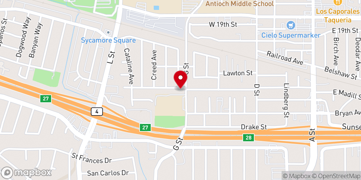 Map showing location of Agape International Church & Ministries