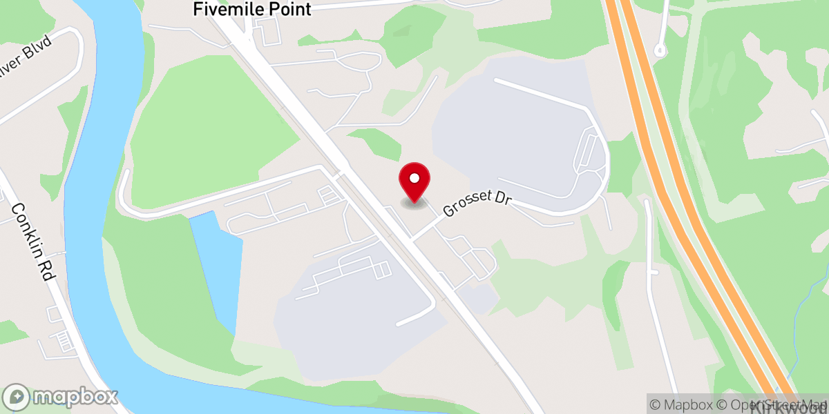 Map showing location of St Mary's Church of Kirkwood