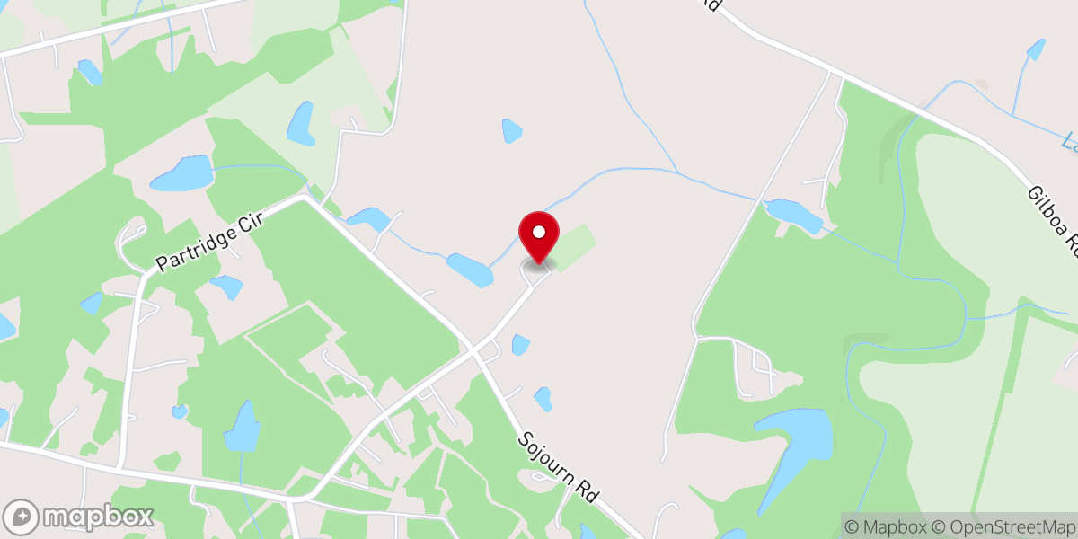 Map showing location of Flintridge Baptist Church