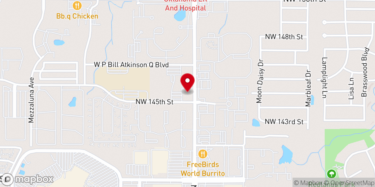 Map showing location of St. George Greek Orthodox Church