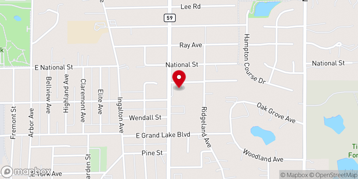 Map showing location of First Congregational UCC