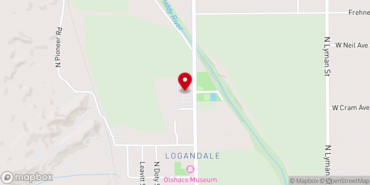 Map showing location of The Church of Jesus Christ of Latter-day Saints