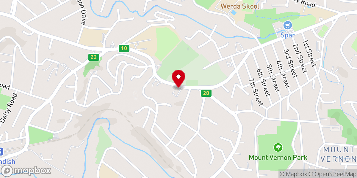 Map showing location of Faith Centre Ministries International