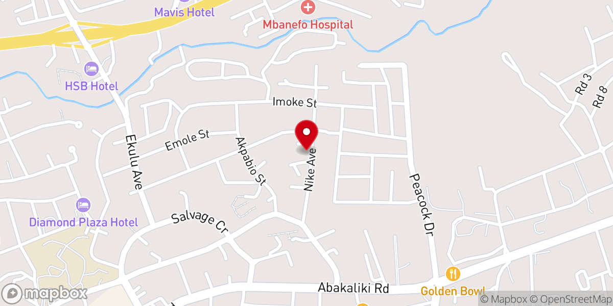 Map showing location of Camelite Catholic church