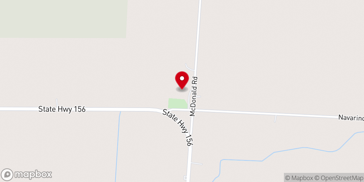 Map showing location of Ascension Lutheran Church