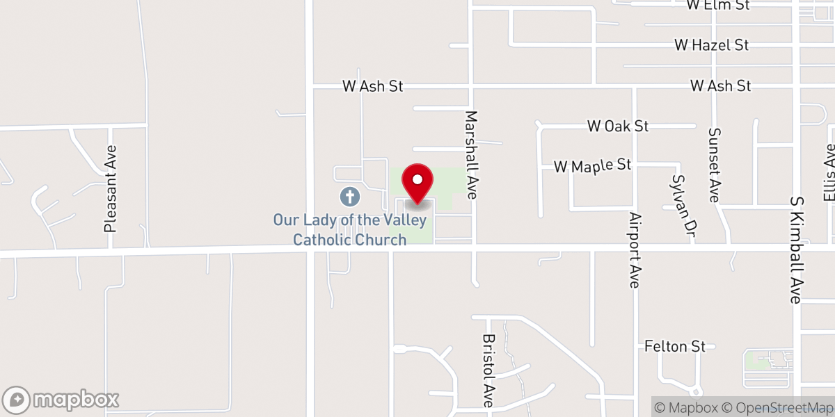 Map showing location of Sanctuary Cowboy Church