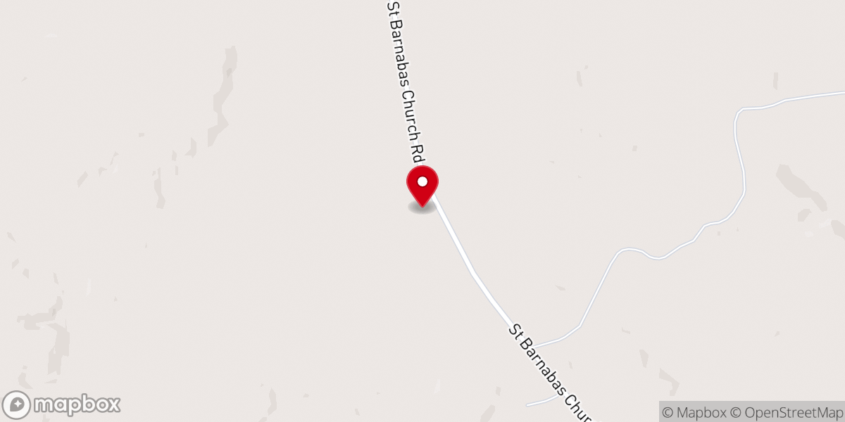 Map showing location of Saint Barnabas Episcopal Church